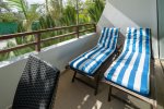 Your private terrace with sunbeds